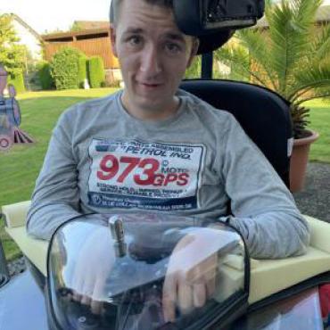 This is a photo of Hendrik with the Hand Warmer