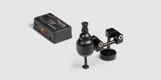 This is a photo of a Micro HID Joystick with cup