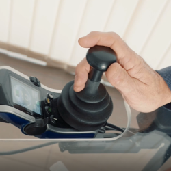This is a photo of a Heavy Duty Kit on Curtis Standard Joystick