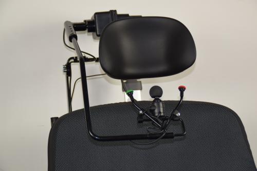 This is a photo of a Multi Joystick mounted on a Multi Swing